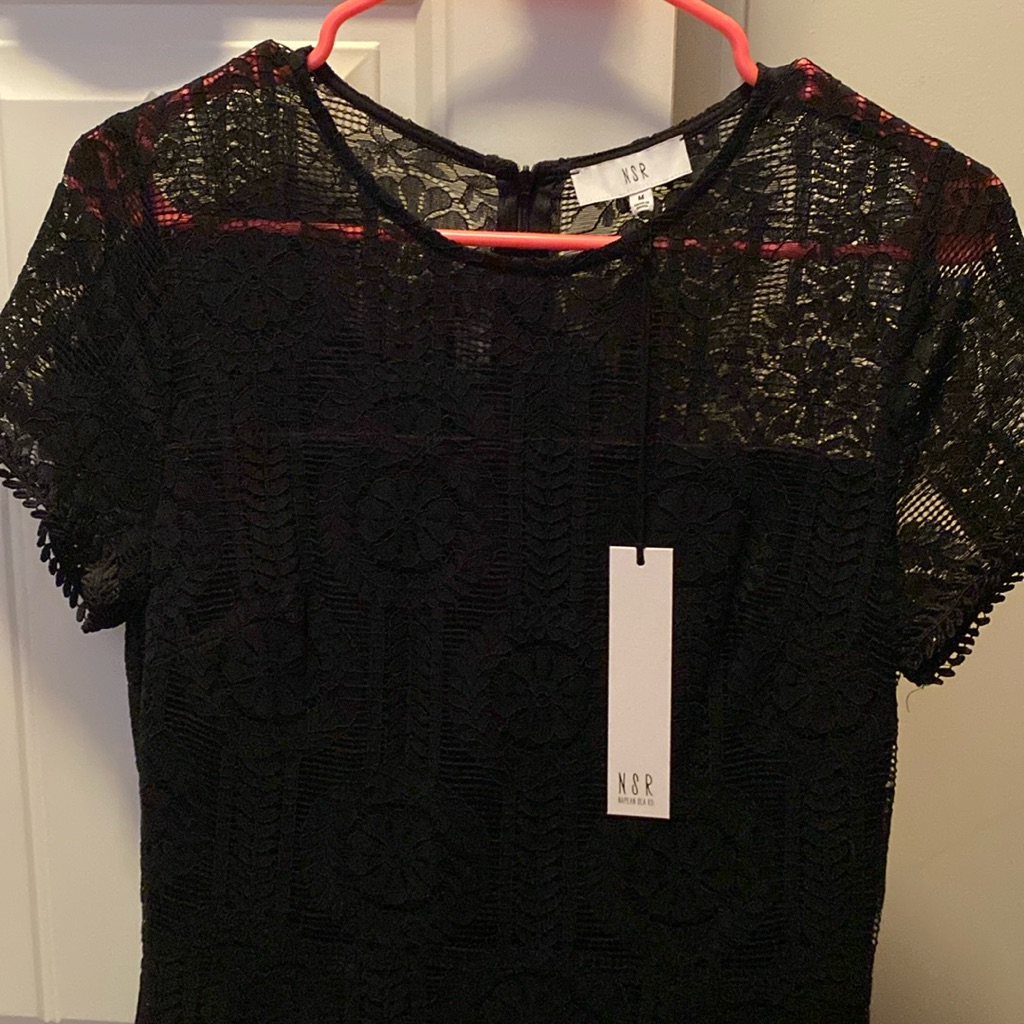 Nsr Dress - Nwt - Black Lace, Perfect For Cocktail Parties!